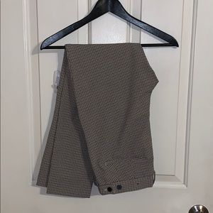 H&M Men’s checkered dress pants. Skinny fit.